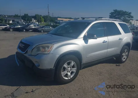 2010 GMC Acadia Sle z USA, uszkodzony, nr VIN 1GKLVLED7AJ233143